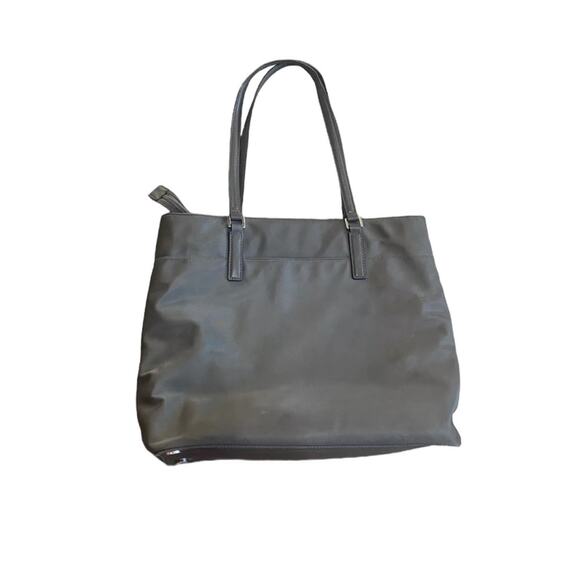 Michael Kors Gray Nylon Shoulder Bag Medium Size Purse - Picture 3 of 5